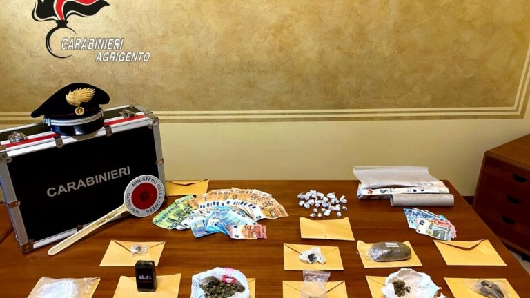 Droga carabinieri Menfi Droga e soldi nascosti, 23enne arrestato a Menfi