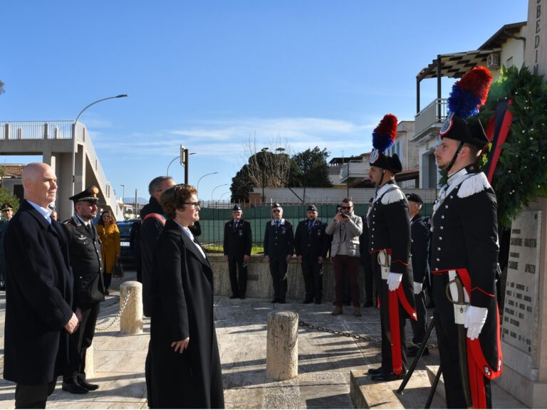 cerimonia Strage di Alcamo Marina: Trapani ricorda i carabinieri Falcetta e Apuzzo