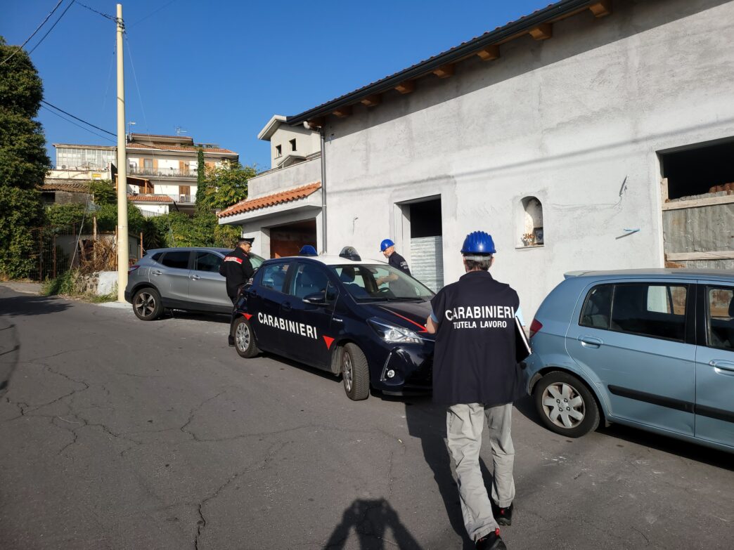 Controlli nei cantieri nel nisseno: 12 persone denunciate e sanzioni per 170.000 euro