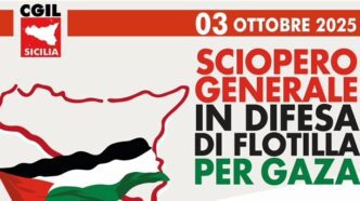 0e42c839 5337 4bc1 b440 2dd214bfbe76 copia Gaza, domani sciopero generale indetto dalla Cgil: cortei in tutte le città principali