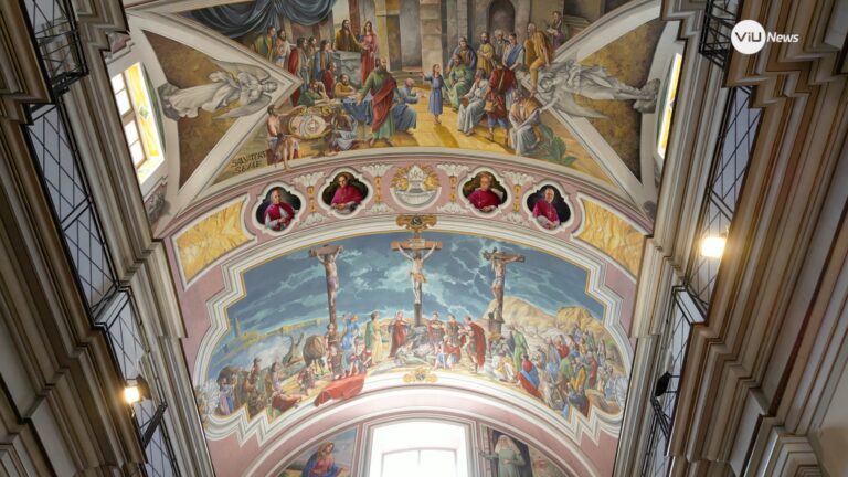 Caltanissetta, la cattedrale si veste di nuovi affreschi firmati da Salvatore Seme 7 Caltanissetta, la cattedrale si veste di nuovi affreschi firmati da Salvatore Seme