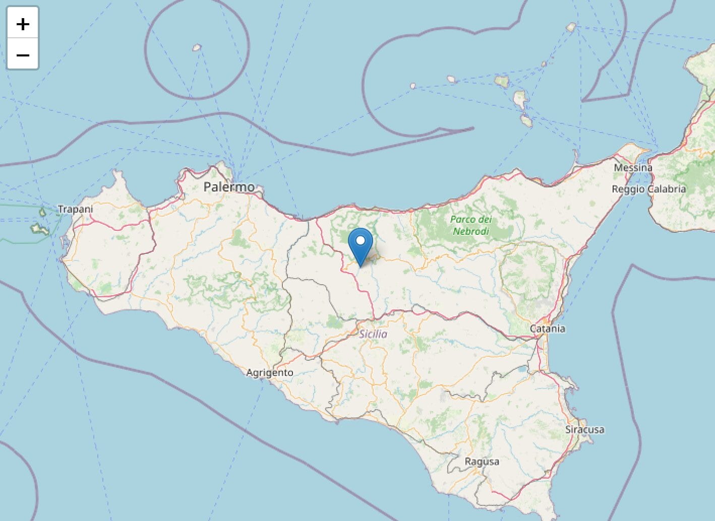 Screenshot 2026 01 28 alle 21.29.51 Scossa di terremoto nel Palermitano: magnitudo 3.1 con epicentro a Blufi