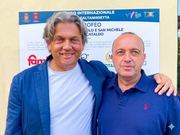 Da sinistra Aquilina e Traina Caltanissetta. Torneo internazionale di tennis, definito il tabellone delle qualificazioni