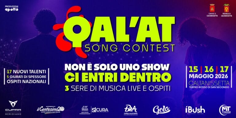Caltanissetta, arriva il QAL’AT Song Contest: dal 15 al 17 maggio il festival dedicato ai talenti emergenti 11 Caltanissetta, arriva il QAL’AT Song Contest: dal 15 al 17 maggio il festival dedicato ai talenti emergenti