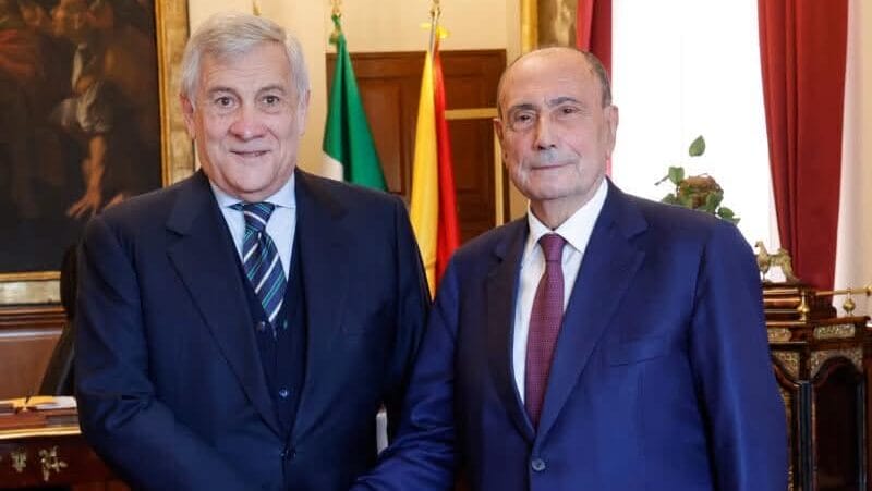 Tajani blinda Schifani: "Avanti con il programma e l'azione di governo"