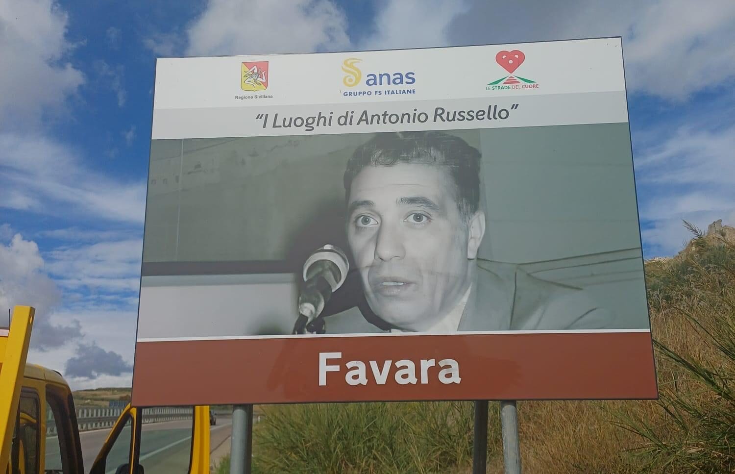 Atto vandalico sulla Strada degli Scrittori, ripristinato il pannello dedicato ad Antonio Russello