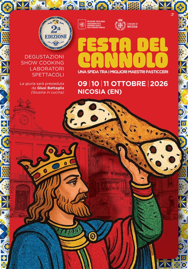 Nicosia capitale del cannolo: tre giorni tra sapori, cultura e spettacoli 4 locandina festa cannolo 23x33 100p Nicosia capitale del cannolo: tre giorni tra sapori, cultura e spettacoli